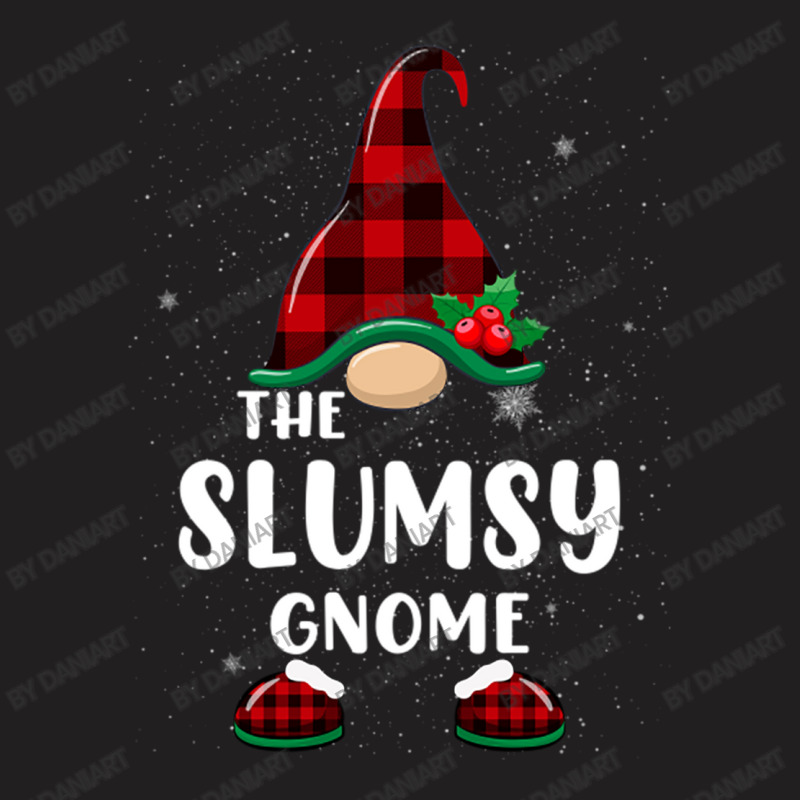 Slumsy Gnome Buffalo Plaid Matching Family Christmas Pajama Funny Gift T-shirt | Artistshot