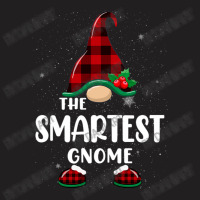 Smartest Gnome Buffalo Plaid Matching Family Christmas Pajama Funny Gi T-shirt | Artistshot