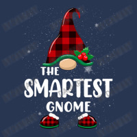 Smartest Gnome Buffalo Plaid Matching Family Christmas Pajama Funny Gi Men Denim Jacket | Artistshot