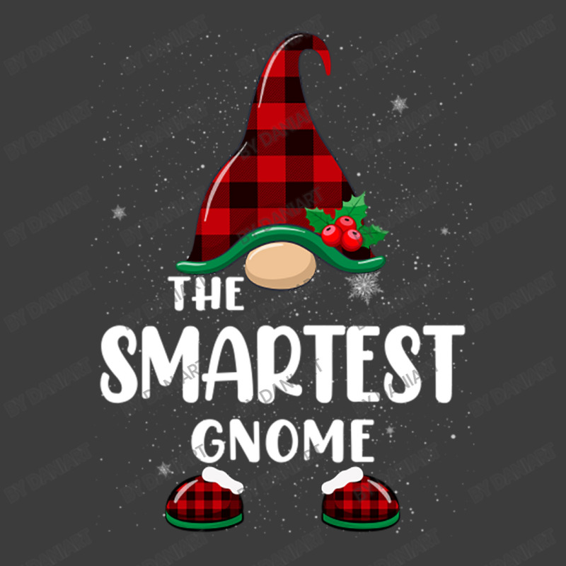 Smartest Gnome Buffalo Plaid Matching Family Christmas Pajama Funny Gi Men's Polo Shirt | Artistshot