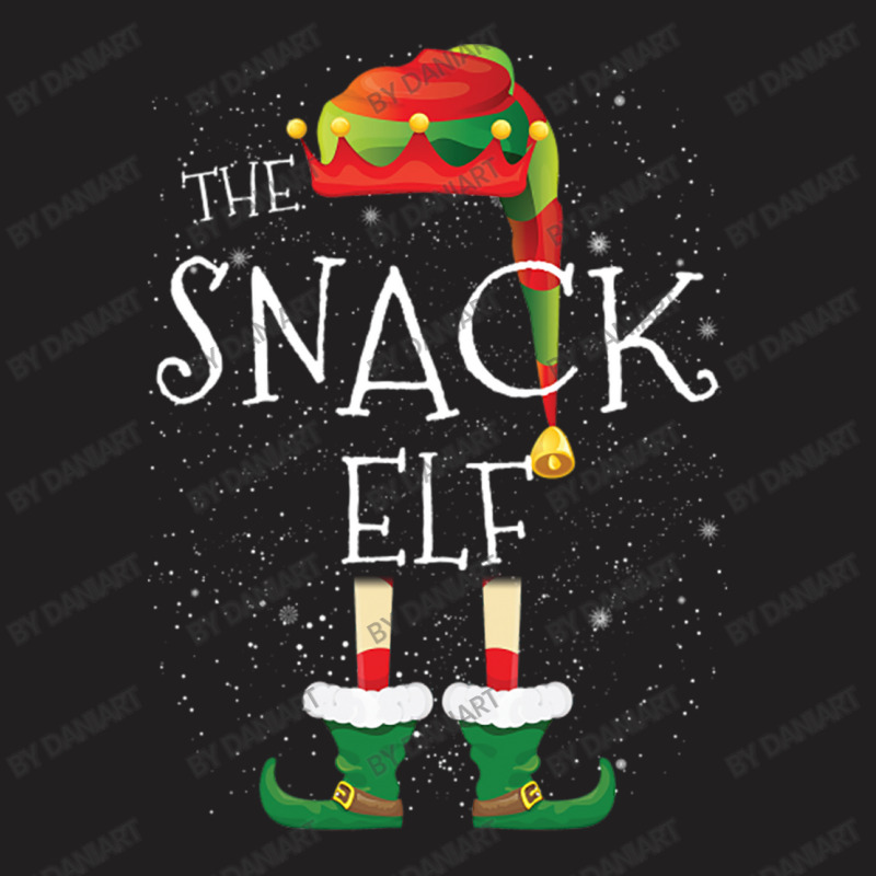 Snack Elf Family Matching Christmas Group Funny Pajama Gift T-shirt | Artistshot