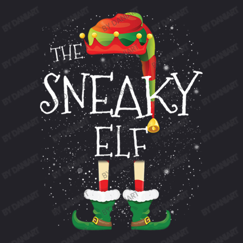 Sneaky Elf Family Matching Christmas Group Funny Gift Unisex Sherpa-lined Denim Jacket | Artistshot