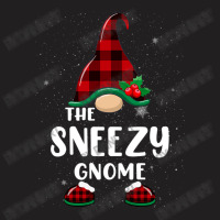 Sneezy Gnome Buffalo Plaid Matching Family Christmas Pajama Funny Gift T-shirt | Artistshot