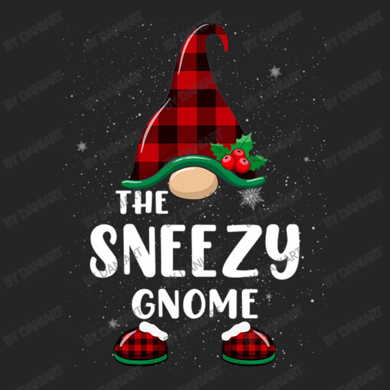 Sneezy Gnome Buffalo Plaid Matching Family Christmas Pajama Funny Gift Unisex Hoodie | Artistshot