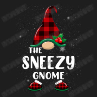 Sneezy Gnome Buffalo Plaid Matching Family Christmas Pajama Funny Gift Classic T-shirt | Artistshot