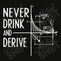 Never Drink And Derive Scorecard Crop Tee | Artistshot