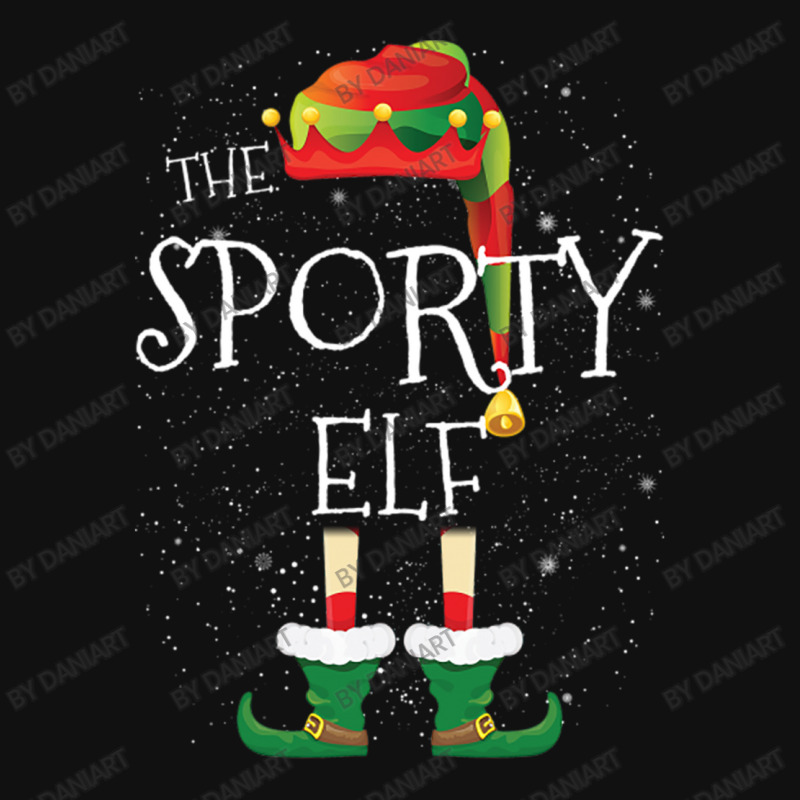 Sporty Elf Family Matching Christmas Group Funny Gift Graphic T-shirt | Artistshot