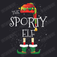 Sporty Elf Family Matching Christmas Group Funny Gift Unisex Sherpa-lined Denim Jacket | Artistshot