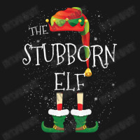 Stubborn Elf Family Matching Christmas Group Funny Pajama Gift Flannel Shirt | Artistshot