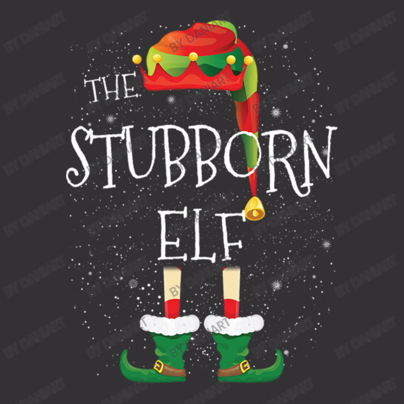 Stubborn Elf Family Matching Christmas Group Funny Pajama Gift Vintage Hoodie | Artistshot