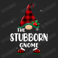 Stubborn Gnome Buffalo Plaid Matching Family Christmas Pajama Funny Gi Unisex Hoodie | Artistshot