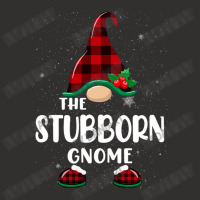 Stubborn Gnome Buffalo Plaid Matching Family Christmas Pajama Funny Gi Champion Hoodie | Artistshot