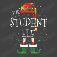 Student Elf Family Matching Christmas Group Funny Pajama Gift Vintage T-shirt | Artistshot