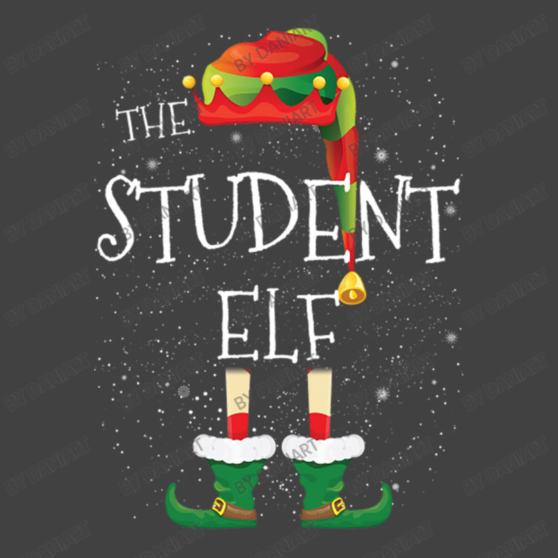 Student Elf Family Matching Christmas Group Funny Pajama Gift Vintage T-shirt | Artistshot