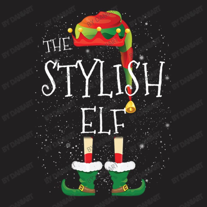 Stylish Elf Family Matching Christmas Group Funny Gift T-shirt | Artistshot