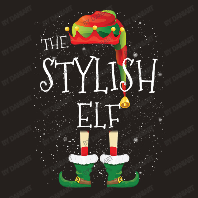 Stylish Elf Family Matching Christmas Group Funny Gift Tank Top | Artistshot