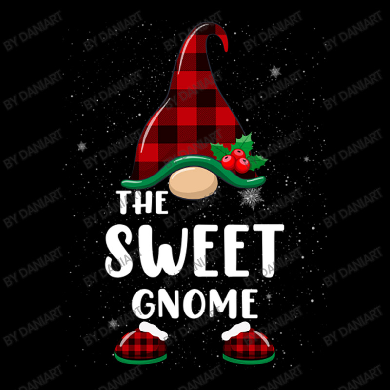 Sweet Gnome Buffalo Plaid Matching Family Christmas Pajama Funny Gift Lightweight Hoodie | Artistshot