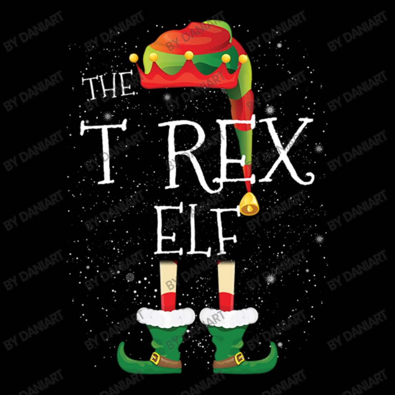 T Rex Elf Family Matching Christmas Group Funny Gift Men's Long Sleeve Pajama Set | Artistshot