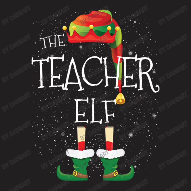 Teacher Elf Family Matching Christmas Group Funny Gift T-shirt | Artistshot