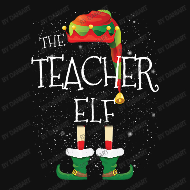 Teacher Elf Family Matching Christmas Group Funny Gift Graphic T-shirt | Artistshot