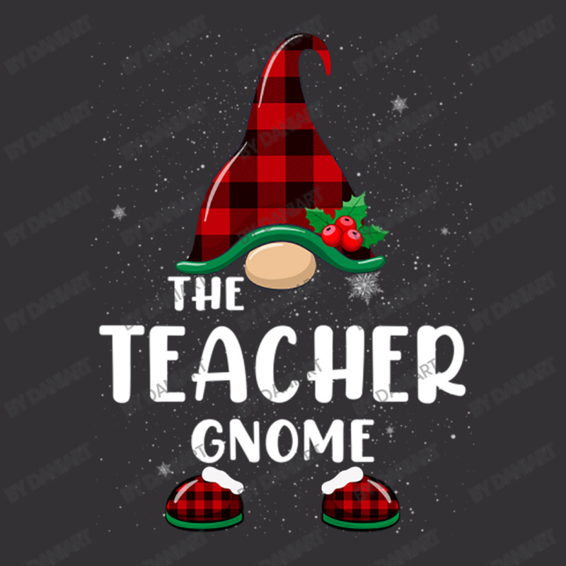 Teacher Gnome Buffalo Plaid Matching Family Christmas Pajama Funny Gif Vintage Short | Artistshot