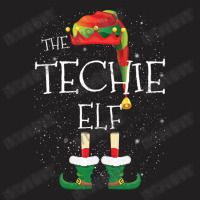 Techie Elf Family Matching Christmas Group Funny Pajama Gift T-shirt | Artistshot