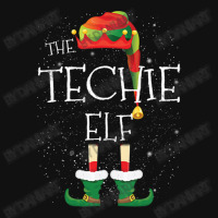 Techie Elf Family Matching Christmas Group Funny Pajama Gift Graphic T-shirt | Artistshot