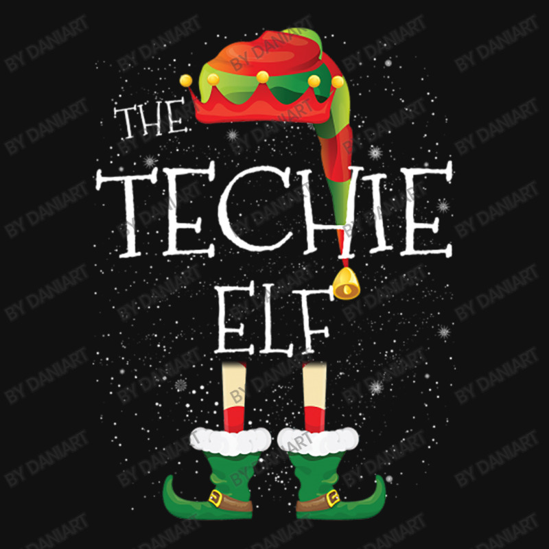 Techie Elf Family Matching Christmas Group Funny Pajama Gift Graphic T-shirt | Artistshot