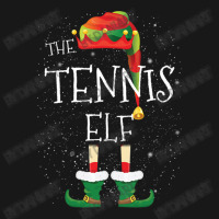 Tennis Elf Family Matching Christmas Group Funny Pajama Gift Flannel Shirt | Artistshot