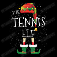 Tennis Elf Family Matching Christmas Group Funny Pajama Gift Men's 3/4 Sleeve Pajama Set | Artistshot