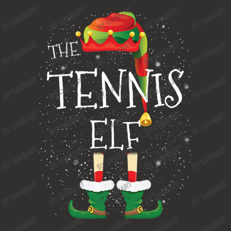 Tennis Elf Family Matching Christmas Group Funny Pajama Gift Champion Hoodie | Artistshot