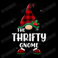 Thrifty Gnome Buffalo Plaid Matching Family Christmas Pajama Funny Gif V-neck Tee | Artistshot