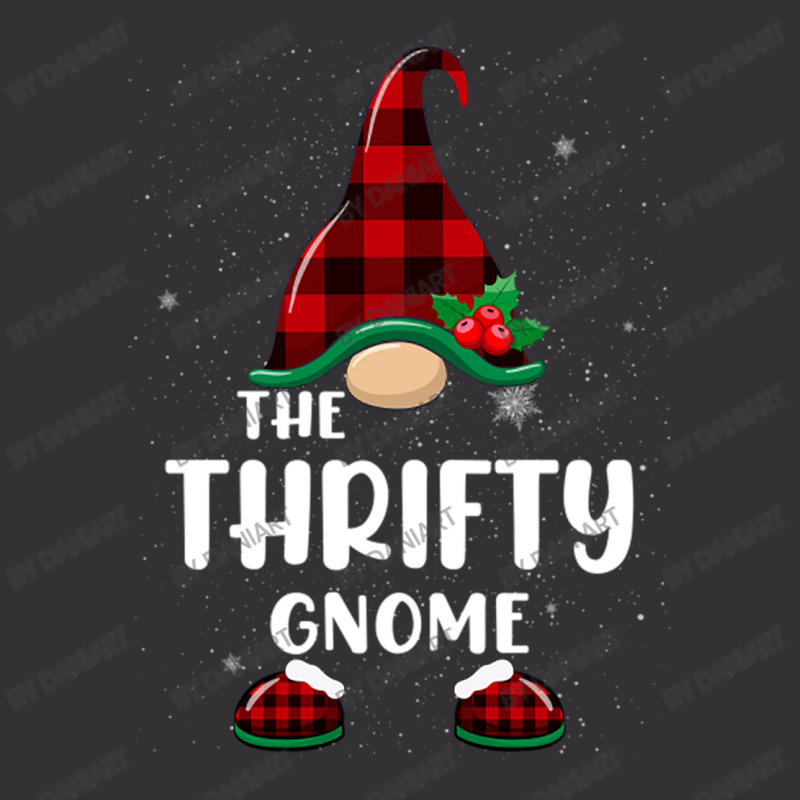 Thrifty Gnome Buffalo Plaid Matching Family Christmas Pajama Funny Gif Vintage Short | Artistshot