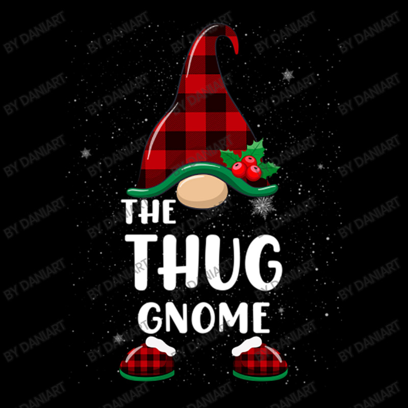 Thug Gnome Buffalo Plaid Matching Family Christmas Pajama Funny Gift Zipper Hoodie | Artistshot