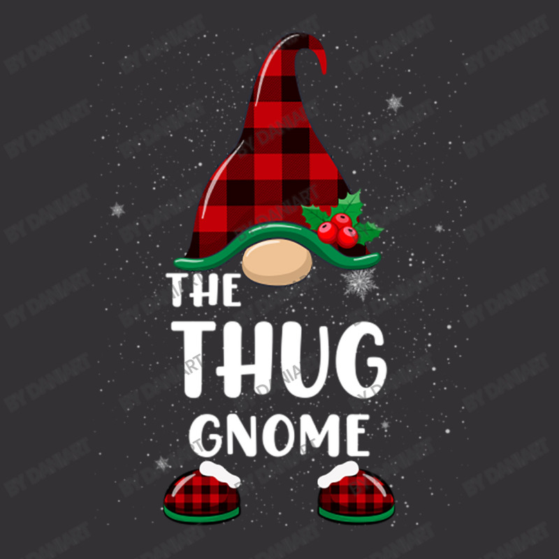 Thug Gnome Buffalo Plaid Matching Family Christmas Pajama Funny Gift Vintage Short | Artistshot