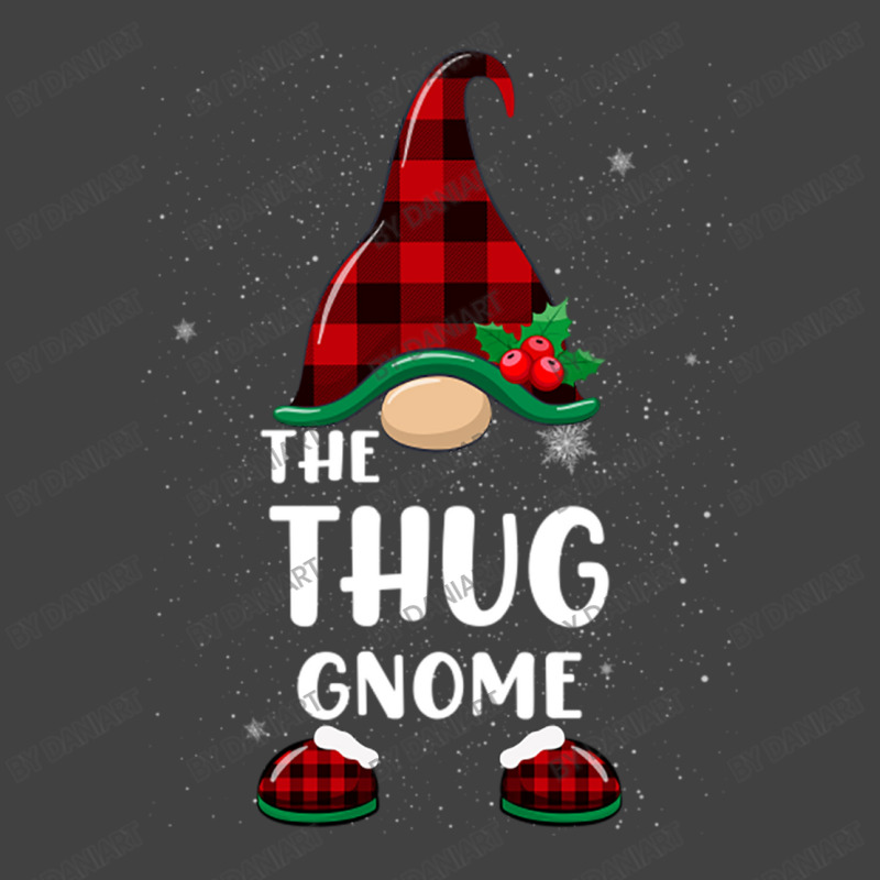 Thug Gnome Buffalo Plaid Matching Family Christmas Pajama Funny Gift Vintage T-shirt | Artistshot