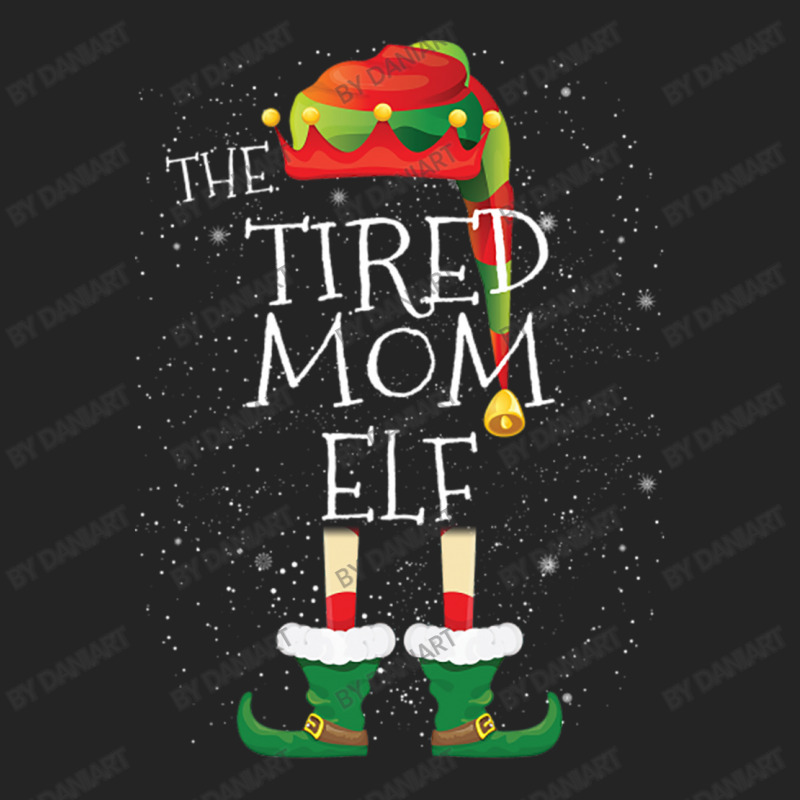 Tired Mom Elf Family Matching Christmas Group Funny Pajama Gift 3/4 Sleeve Shirt | Artistshot