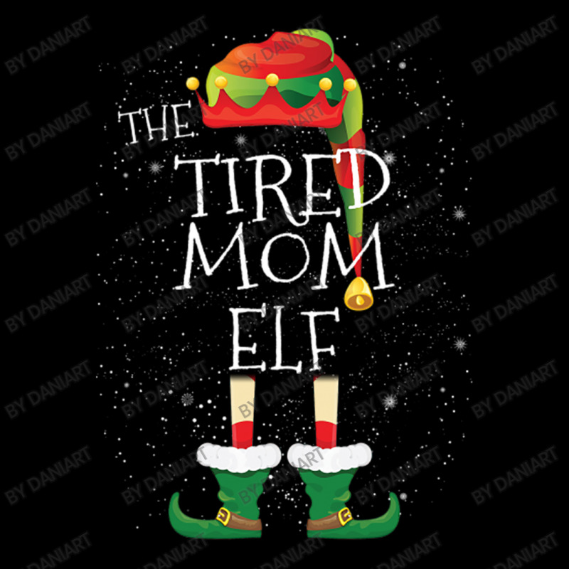 Tired Mom Elf Family Matching Christmas Group Funny Pajama Gift Men's 3/4 Sleeve Pajama Set | Artistshot