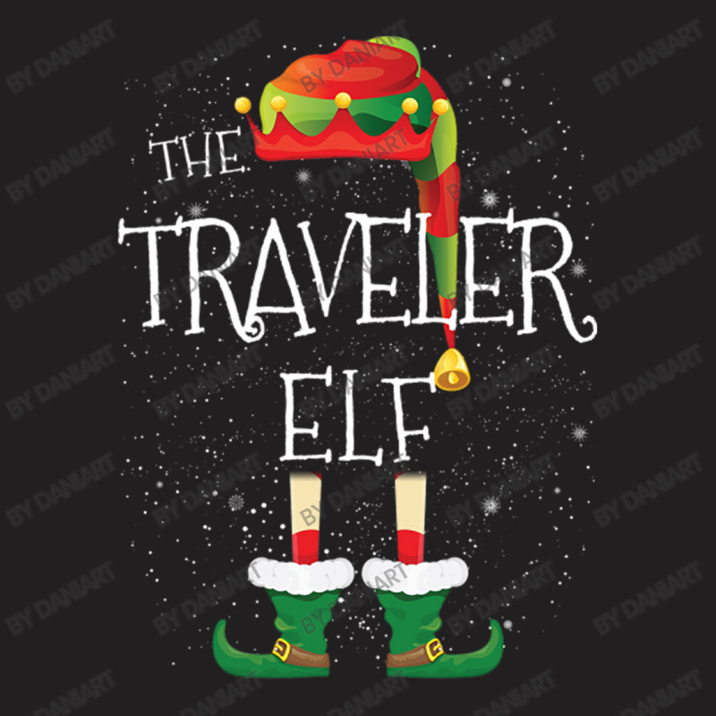 Traveler Elf Family Matching Christmas Group Funny Pajama Gift T-shirt | Artistshot