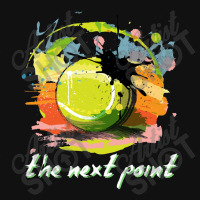 Tennis Player ,the Next Point Tennis Design A Variation Baby Bibs | Artistshot