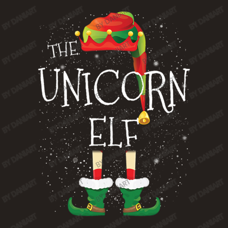 Unicorn Elf Family Matching Christmas Group Funny Gift Tank Top | Artistshot