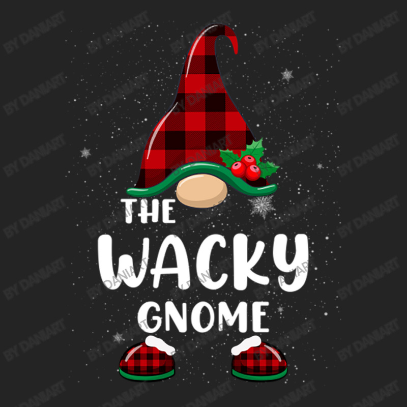 Wacky Gnome Buffalo Plaid Matching Family Christmas Pajama Funny Gift 3/4 Sleeve Shirt | Artistshot