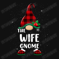 Wife Gnome Buffalo Plaid Matching Family Christmas Pajama Funny Gift Graphic T-shirt | Artistshot