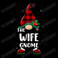 Wife Gnome Buffalo Plaid Matching Family Christmas Pajama Funny Gift Zipper Hoodie | Artistshot