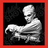 Jacques Derrida  Retro Fan Artwork Portrait Canvas Print | Artistshot