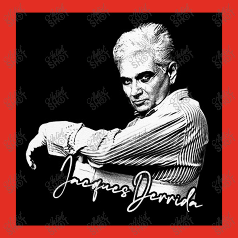 Jacques Derrida  Retro Fan Artwork Portrait Canvas Print | Artistshot