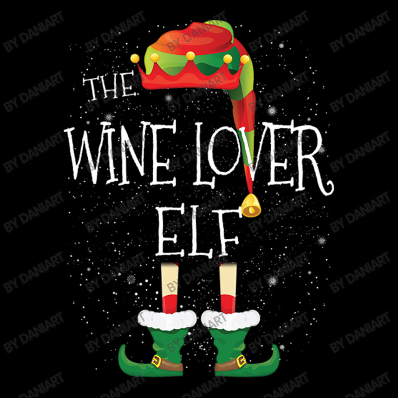 Wine Lover Elf Family Matching Christmas Group Funny Gift Men's 3/4 Sleeve Pajama Set | Artistshot