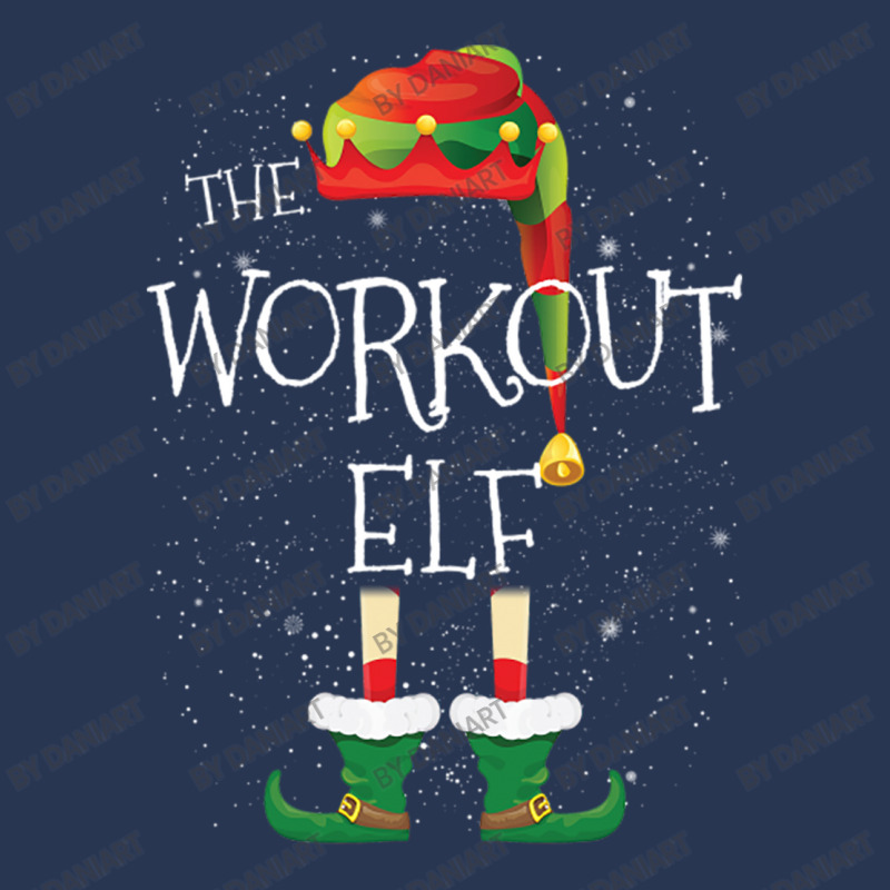 Workout Elf Family Matching Christmas Group Funny Pajama Gift Men Denim Jacket | Artistshot