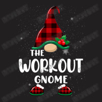 Workout Gnome Buffalo Plaid Matching Family Christmas Pajama Funny Gif T-shirt | Artistshot