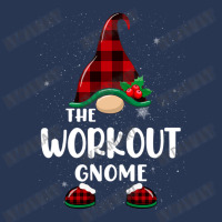 Workout Gnome Buffalo Plaid Matching Family Christmas Pajama Funny Gif Men Denim Jacket | Artistshot